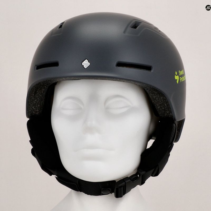 Sweet Protection Winder MIPS Jr pala szürke/fluo gyermek síbukósisak 13