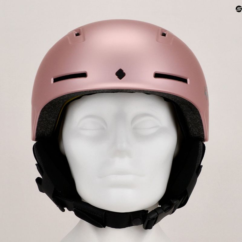 Gyermek síbukósisak Sweet Protection Winder MIPS Jr rózsaarany metál színű 13
