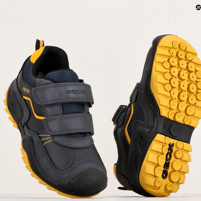 Junior cipő Geox New Savage navy/ochreyellow 15