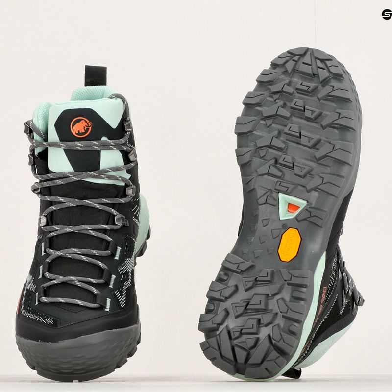 Mammut női túrabakancs Ducan High GTX sötét acél/neo menta 12
