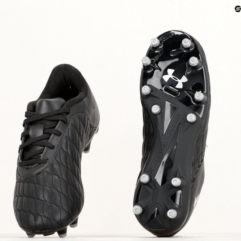 Gyermek focicipő Under Armour Magnetico Select JR 3.0 FG black/metallic silver 8