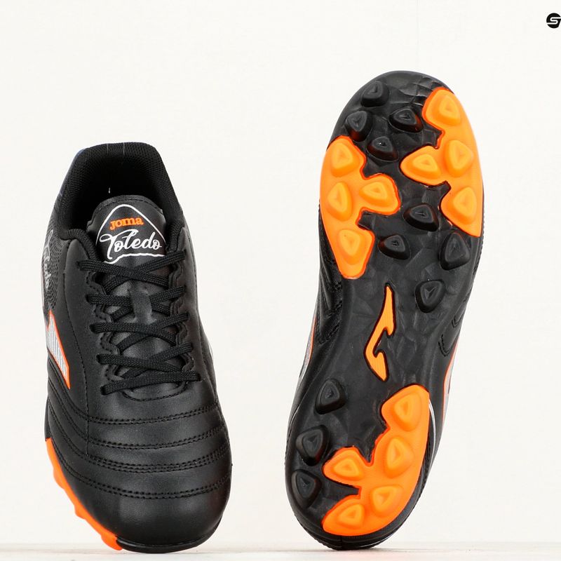 Gyermek focicipő Joma Toledo Jr HG black 8