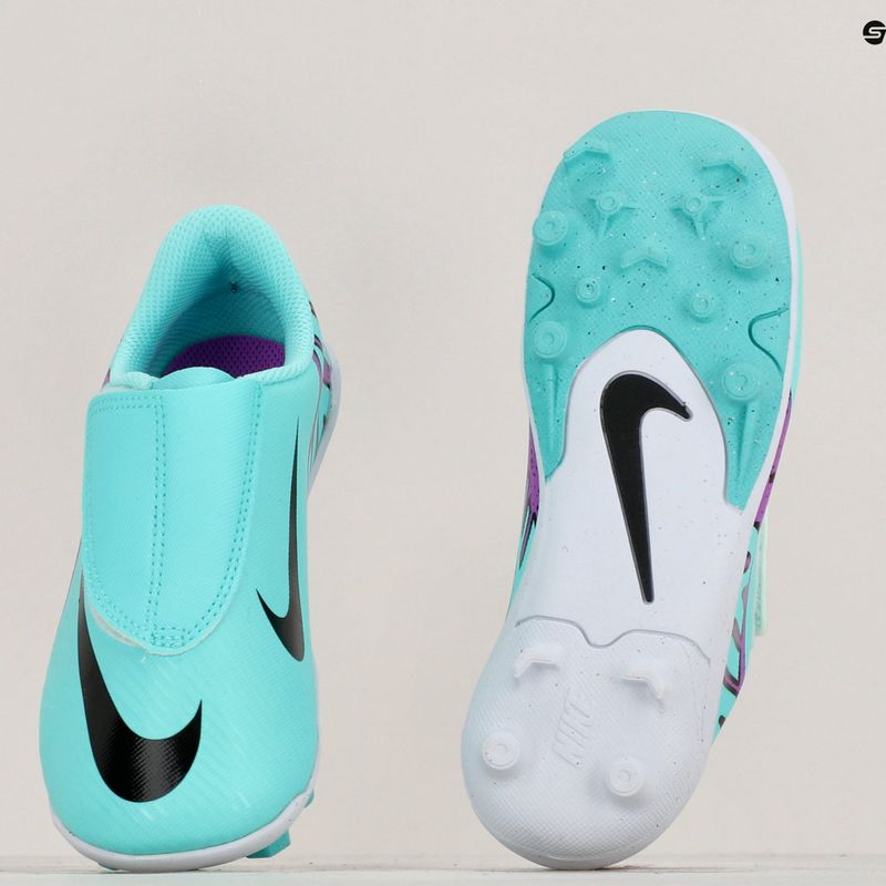 Gyermek focicipő Nike JR Mercurial Vapor 15 Club MG hyper turquoise/black/ white/fuchsia dream 8