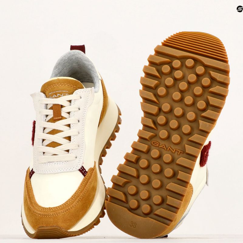 női cipő GANT Caffay cream/cognac 15