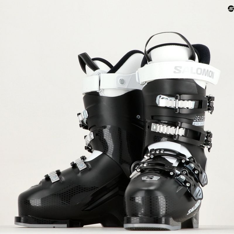 Női síbakancs Salomon Select Wide Cruise 60 W fekete/fehér/fehér 9