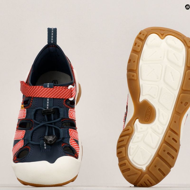 KEEN Knotch Creek gyermek túraszandál navy/stripes 14
