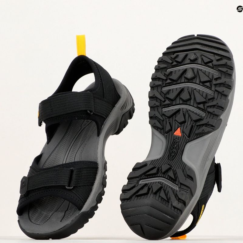Keen Targhee III Open Toe H2 férfi trekking szandál fekete 1024865 14