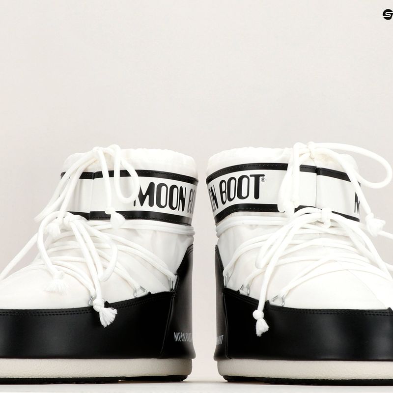 Női Moon Boot Icon Low Nylon fehér hócsizma 9