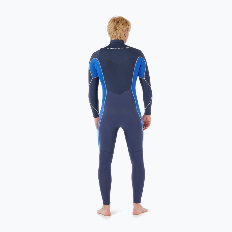 Férfi úszóruha Rip Curl Dawn Patrol 3/2mm Chest Zip electric cobalt 2