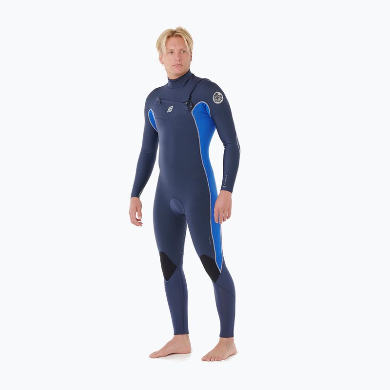 Férfi úszóruha Rip Curl Dawn Patrol 3/2mm Chest Zip electric cobalt 3