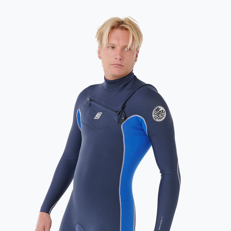 Férfi úszóruha Rip Curl Dawn Patrol 3/2mm Chest Zip electric cobalt 4