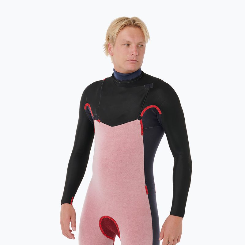 Férfi úszóruha Rip Curl Dawn Patrol 3/2mm Chest Zip electric cobalt 8