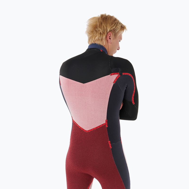 Férfi úszóruha Rip Curl Dawn Patrol 3/2mm Chest Zip electric cobalt 9