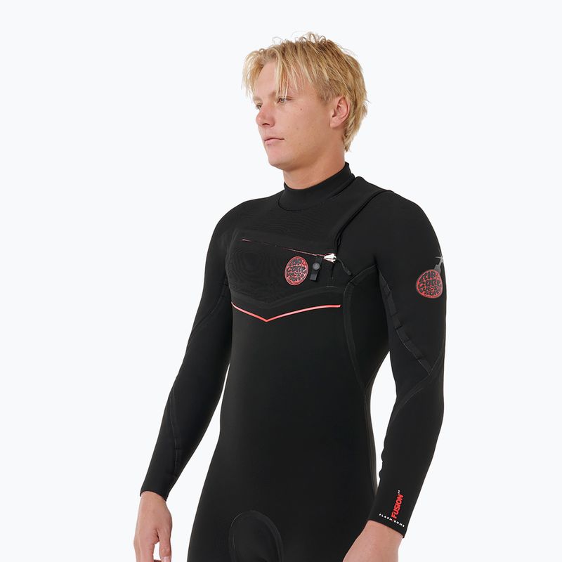 Férfi neoprén ruha Rip Curl F-Bomb Fusion 3/2 mm Chest Zip black 3