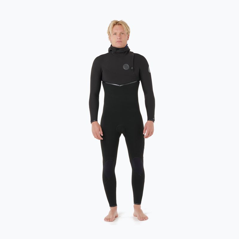 Férfi úszóruha Rip Curl E-Bomb Zf Hood 5/4 mm black 2