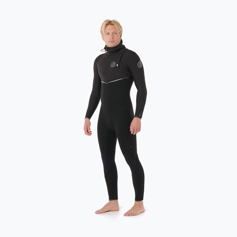 Férfi úszóruha Rip Curl E-Bomb Zf Hood 5/4 mm black 4