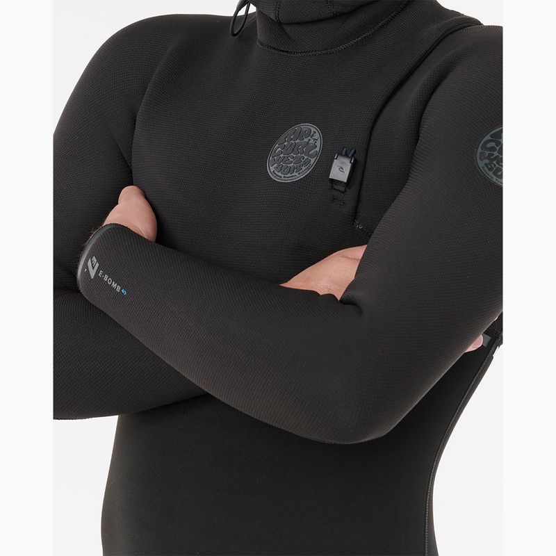 Férfi úszóruha Rip Curl E-Bomb Zf Hood 5/4 mm black 6