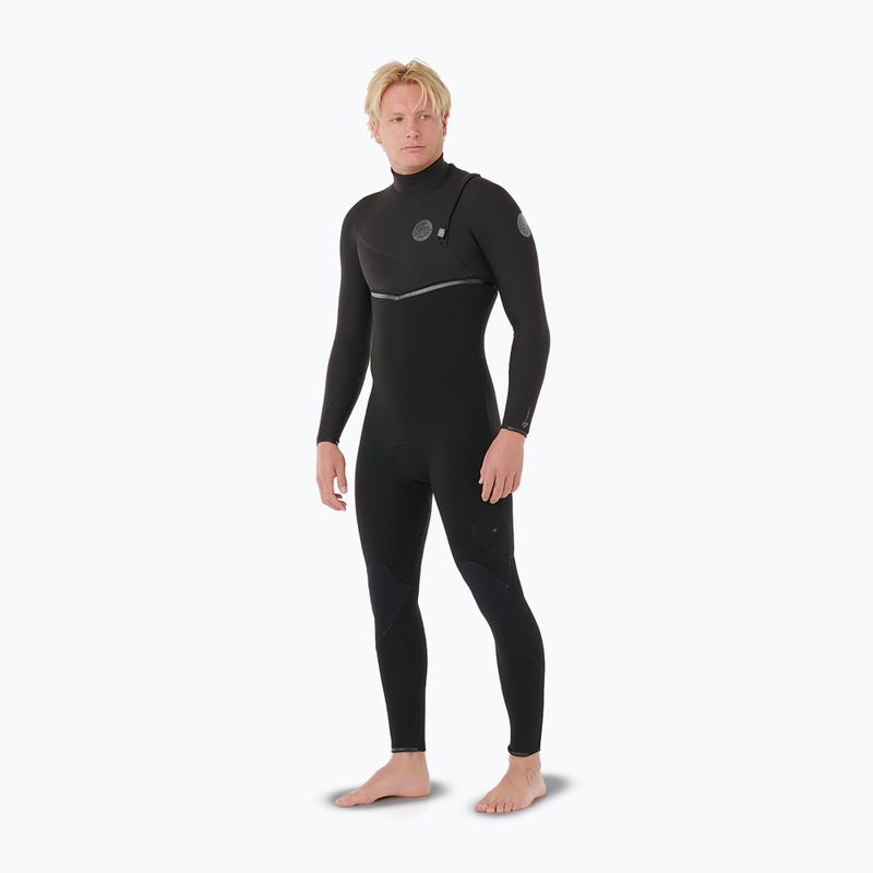 Férfi Rip Curl E-Bomb 4/3 mm Zip Free úszószivacs Fekete 3