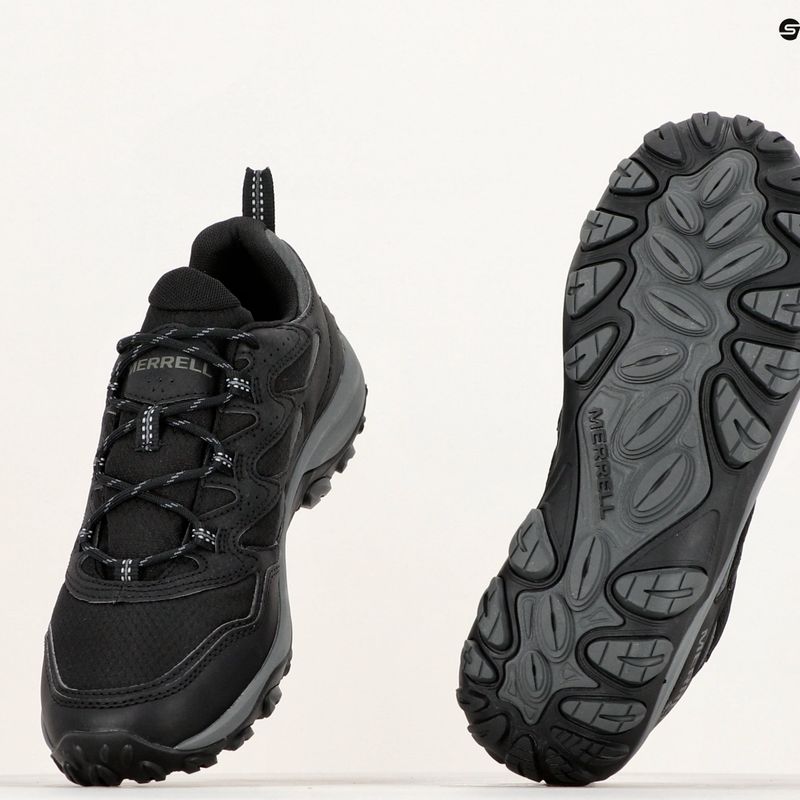 Férfi túracipő Merrell West Rim Sport GTX fekete 8
