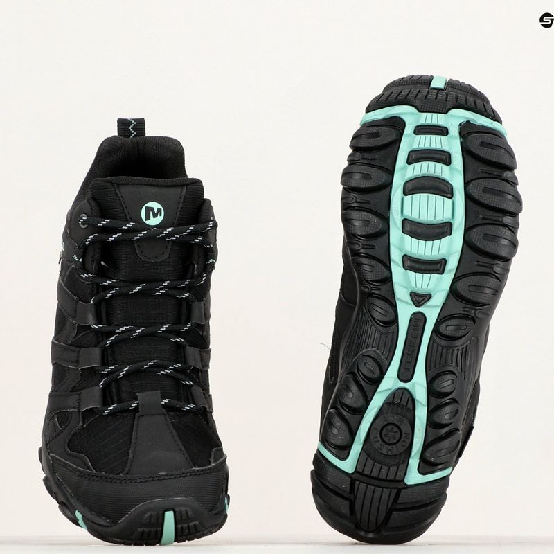 Női túrabakancs Merrell Claypool Sport Mid GTX black/wave 8