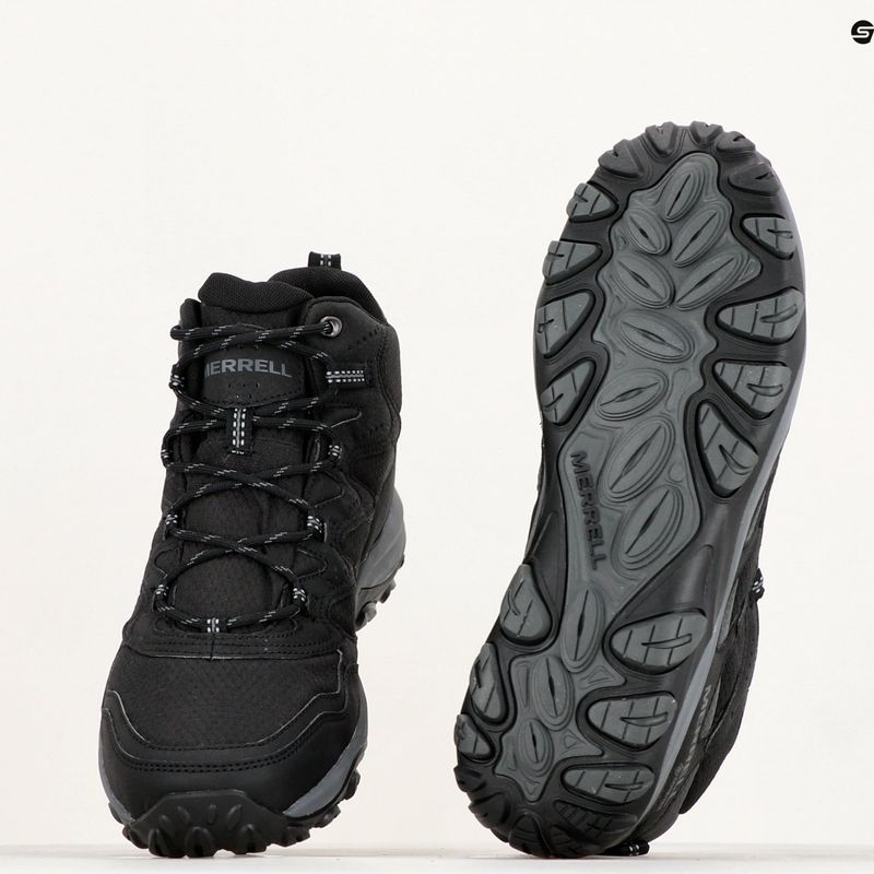 Férfi túracipő Merrell West Rim Sport Mid GTX fekete 8