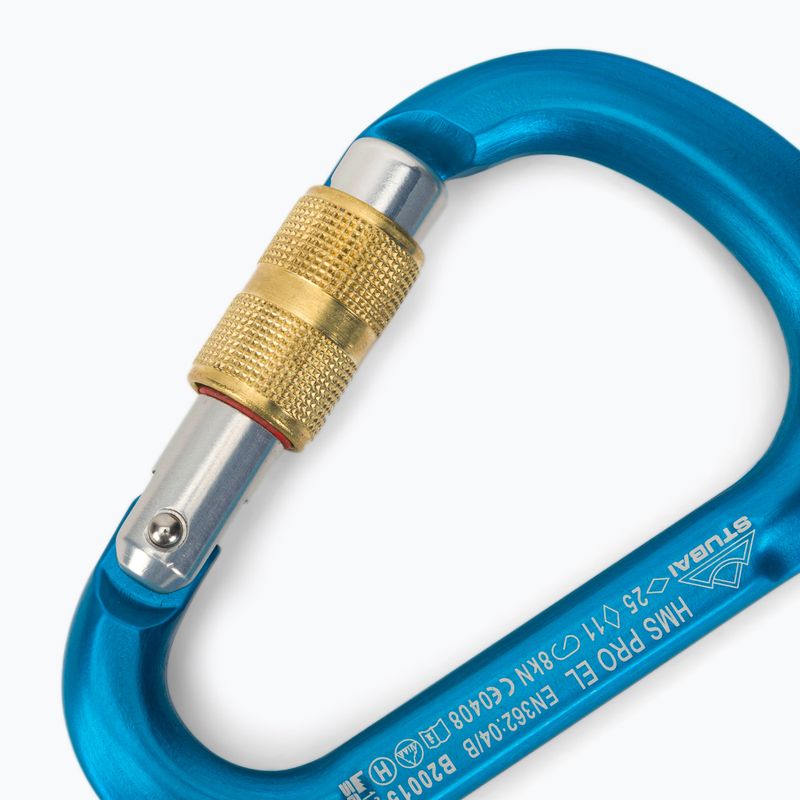 Stubai Hms Pro Easylock karabiner kék 3