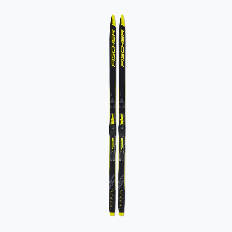 Fischer Sprint Crown + Tour Step-In gyermek sífutó síléc fekete és sárga NP63019V 10