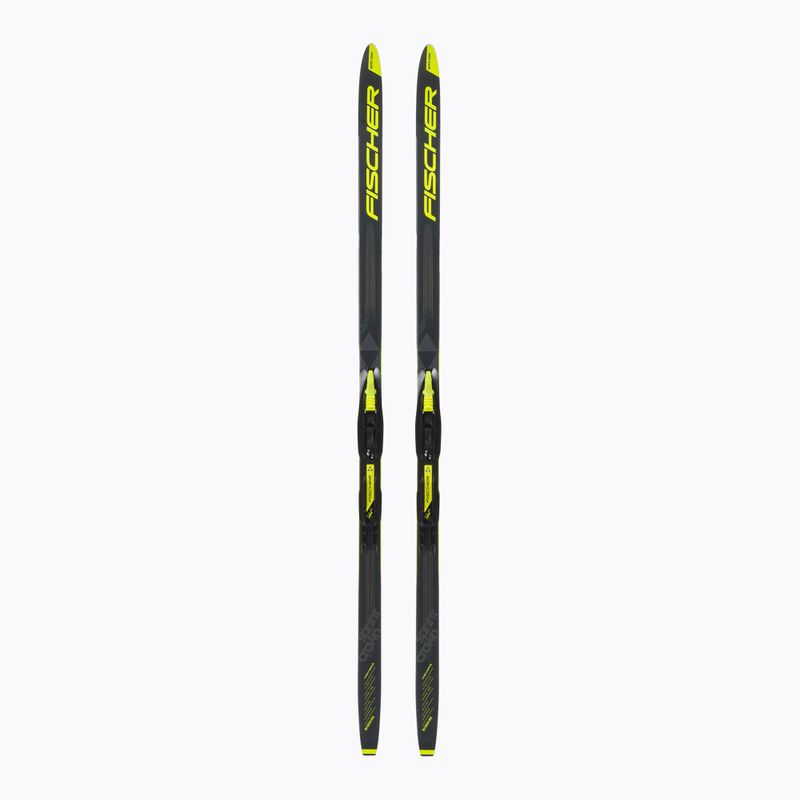 Fischer Sprint Crown + Tour Step-In gyermek sífutó síléc fekete és sárga NP63019V