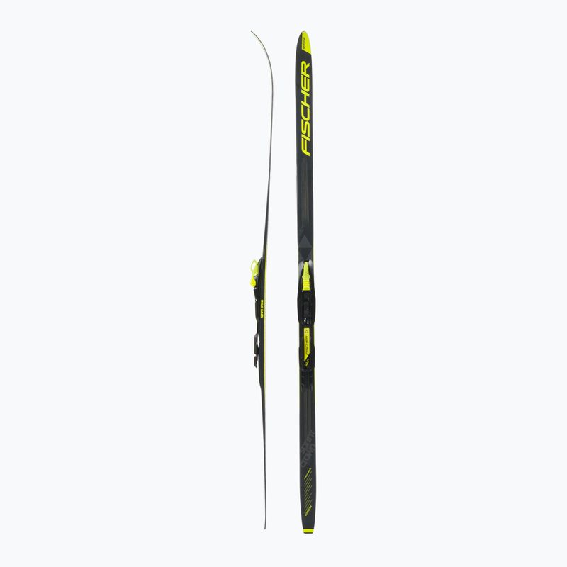 Fischer Sprint Crown + Tour Step-In gyermek sífutó síléc fekete és sárga NP63019V 2