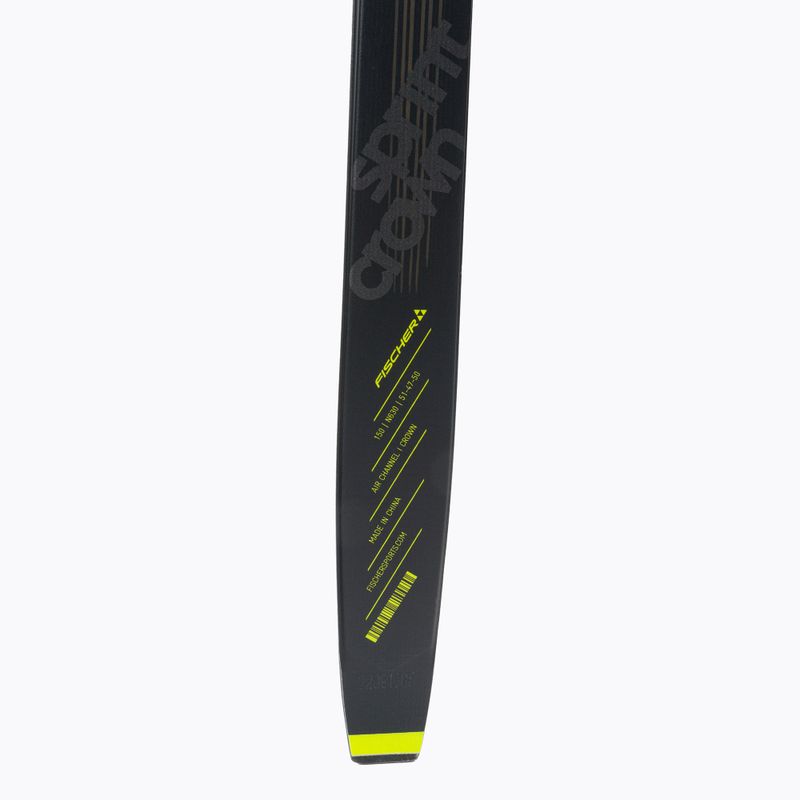 Fischer Sprint Crown + Tour Step-In gyermek sífutó síléc fekete és sárga NP63019V 7