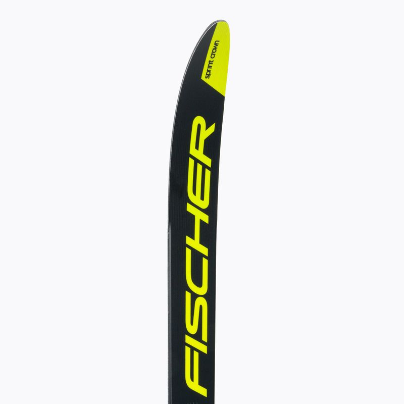 Fischer Sprint Crown + Tour Step-In gyermek sífutó síléc fekete és sárga NP63019V 8