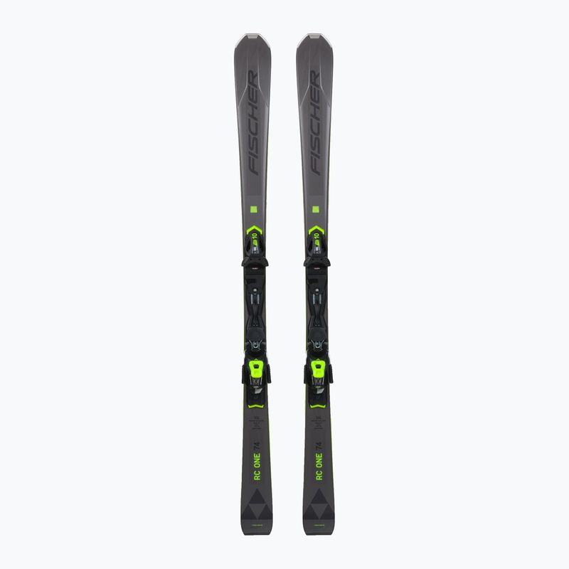 Lejtő síléc Fischer RC ONE 74 AR + RS 10 PR szürke A09622 T40821
