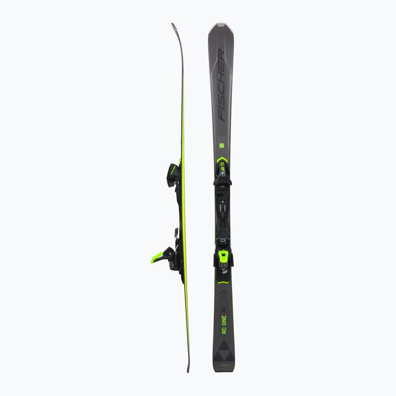 Lejtő síléc Fischer RC ONE 74 AR + RS 10 PR szürke A09622 T40821 2