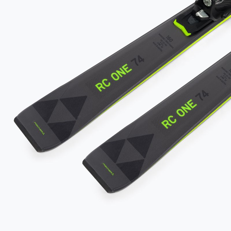 Lejtő síléc Fischer RC ONE 74 AR + RS 10 PR szürke A09622 T40821 9