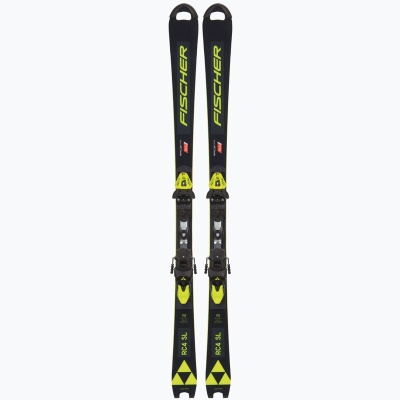 Gyermek lesiklás Fischer RC4 Worldcup Sl Jr. M/O-Plate + RC4 Z9 GW AC fekete A11022 T80020 10