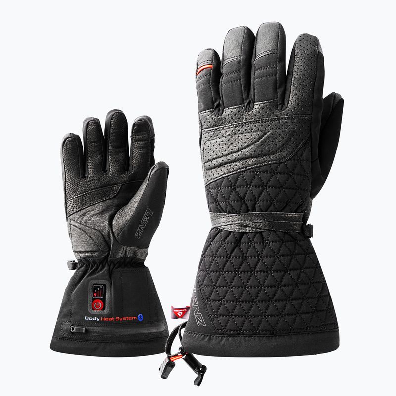 Női síkesztyű Lenz Heat Glove 6.0 Finger Cap black 8