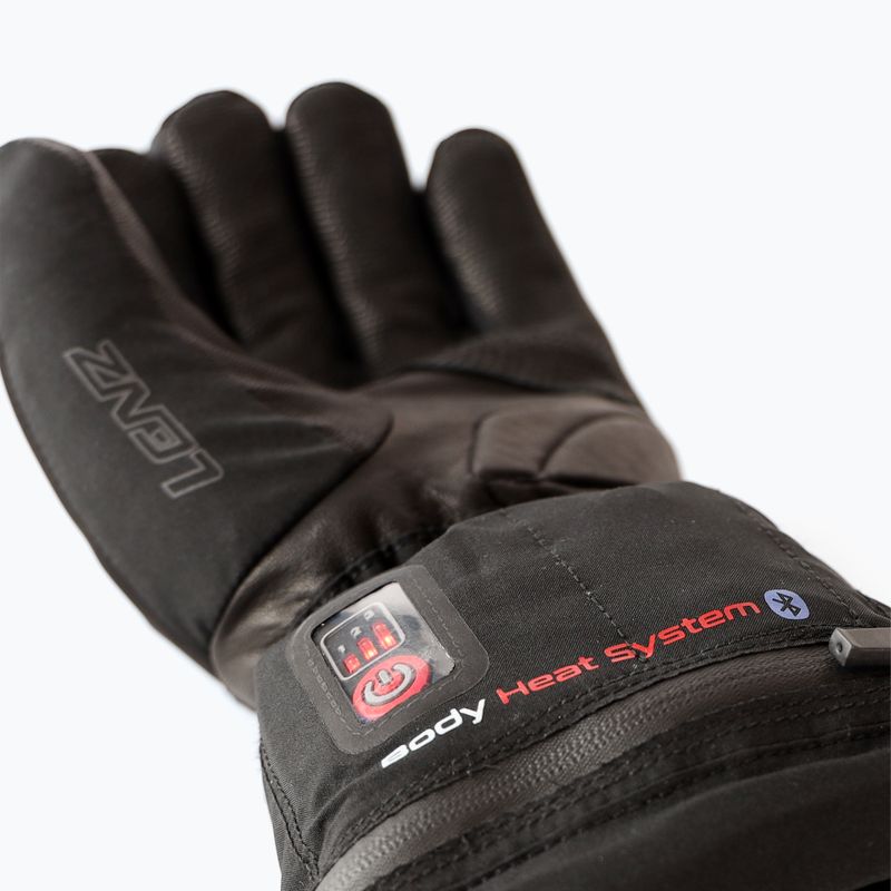 Női síkesztyű Lenz Heat Glove 6.0 Finger Cap black 9