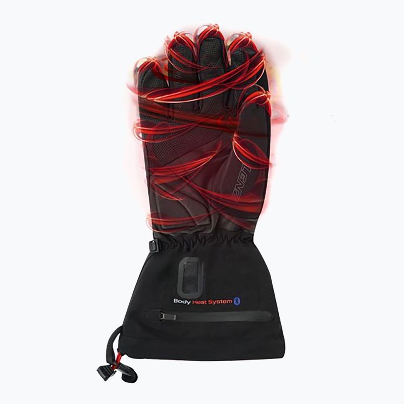 Férfi síkesztyű Lenz Heat Glove 6.0 Finger Cap black 10