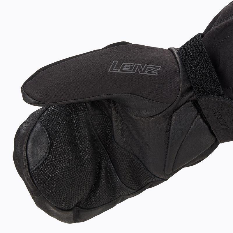 Síkesztyű Lenz Heat Glove 6.0 Finger Cap Mittens black 5