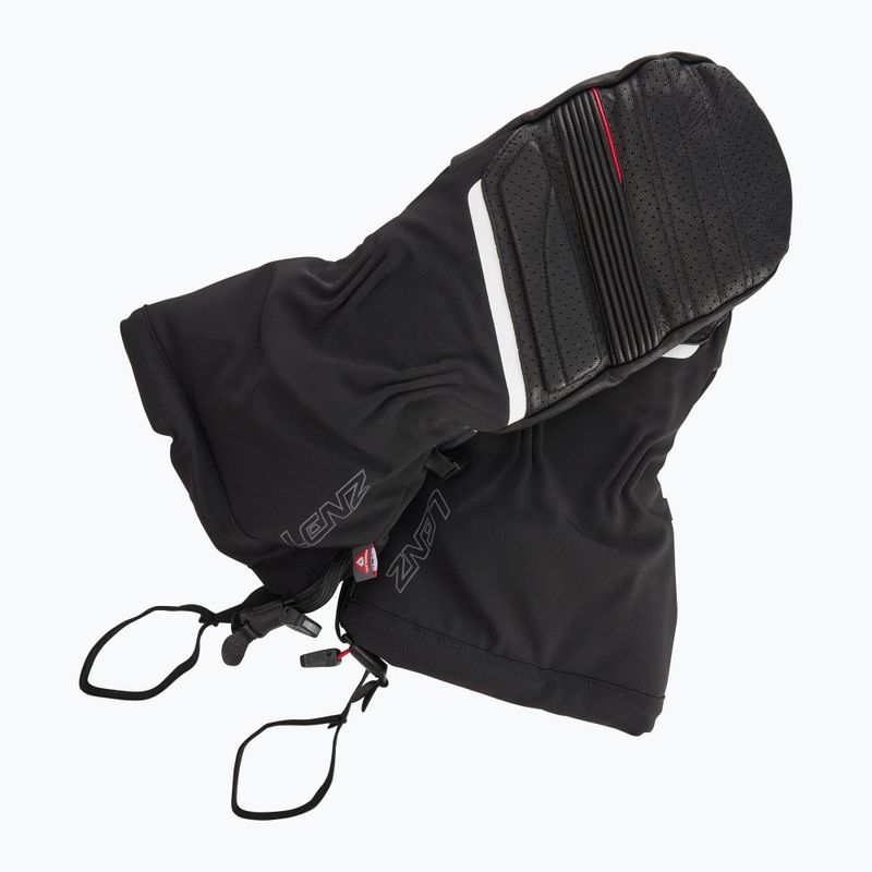 Síkesztyű Lenz Heat Glove 6.0 Finger Cap Mittens black 7