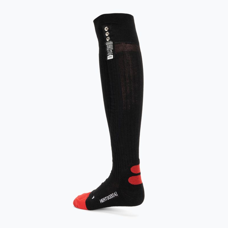 LENZ Heat Sock 4.1 Toe Cap sízokni fekete 1065 2