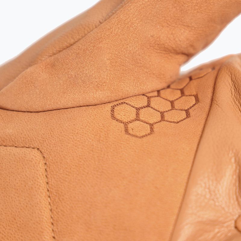 Férfi síkesztyűk Lenz Think About brown/black 3