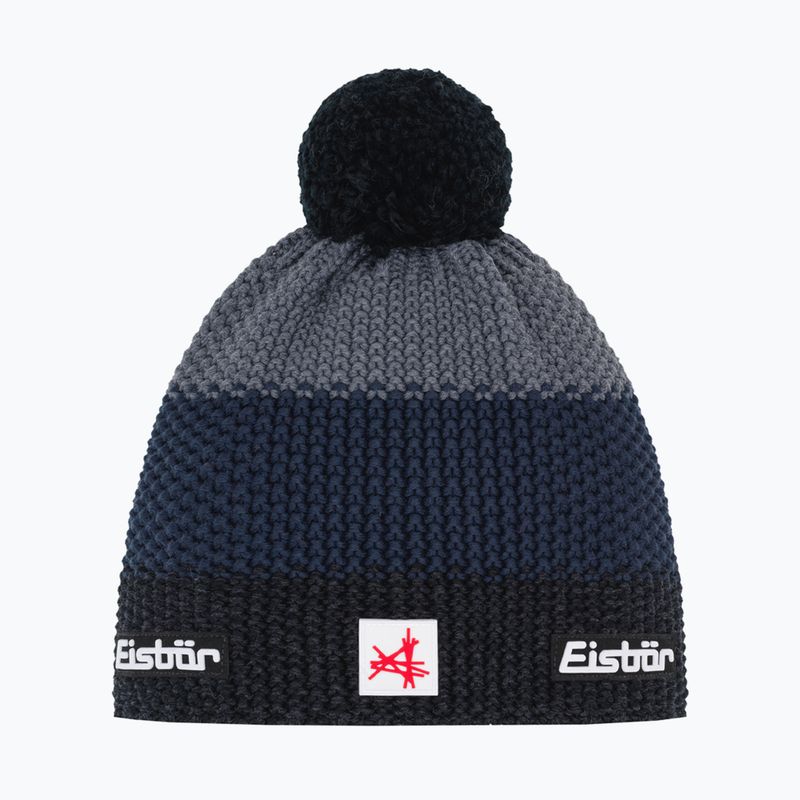 Téli sapka Eisbar Star Pompon SA black/cobalt/anthracite