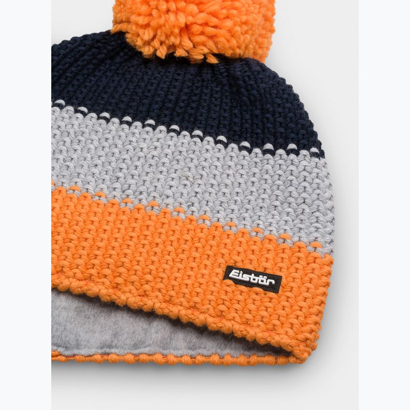 Gyerek téli sapka Eisbar Star Pompon orange 2