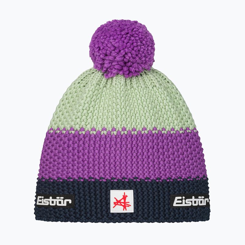 Gyerek téli sapka Eisbar Stan Pompon SA purple