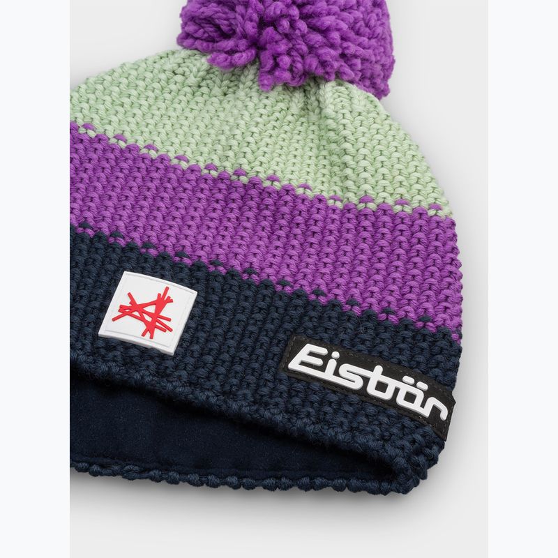 Gyerek téli sapka Eisbar Stan Pompon SA purple 2