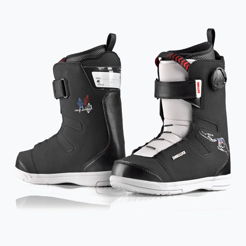 Gyermek snowboard csizma DEELUXE Rough Diamond fekete 572029-3000/9110 10