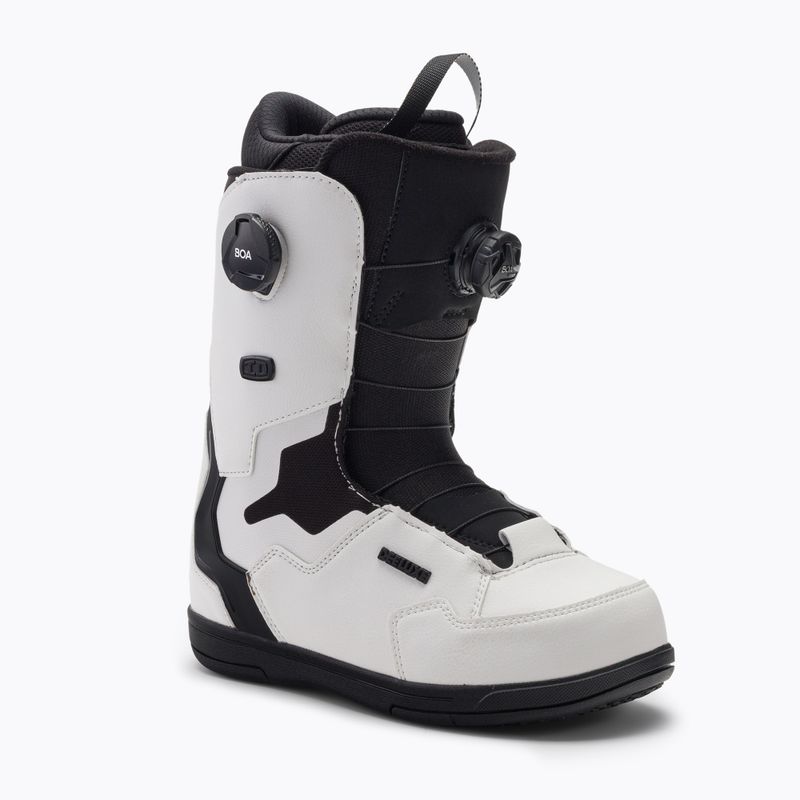 Férfi snowboard csizma DEELUXE Id Dual Boa Fehér/Fekete 572115-1000