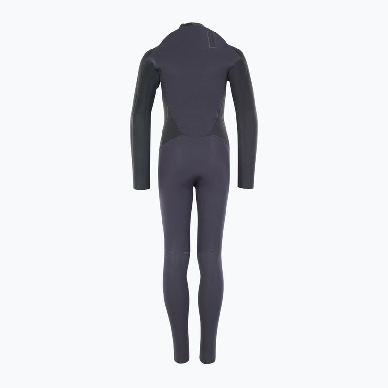 Gyerek úszóruha ION Capture 5/4 Back Zip steel blue/red 4