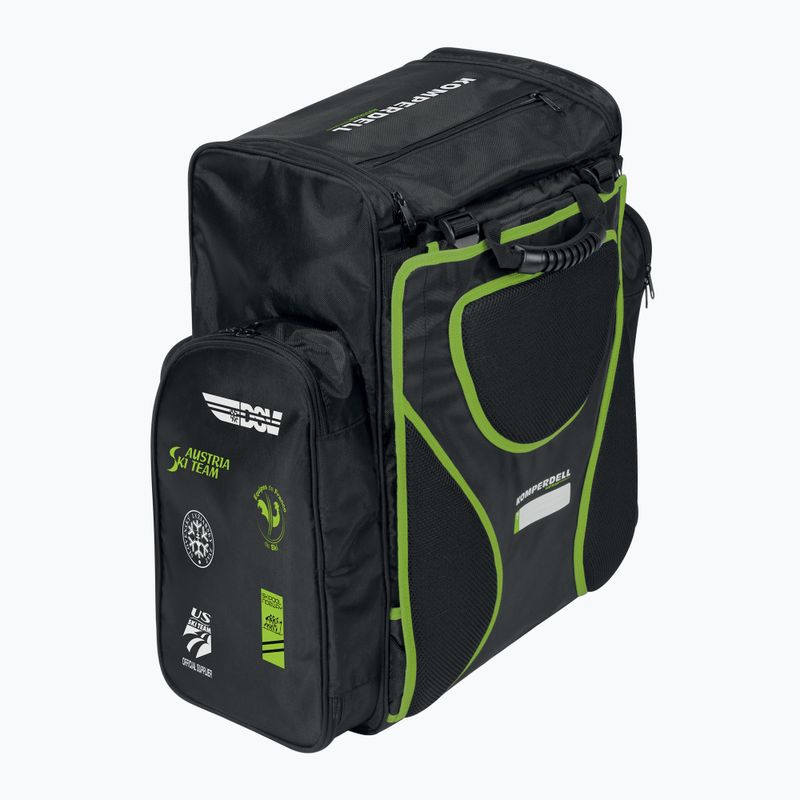 Sícipőtáska Komperdell Nationalteam Ski Boot Bag 72 l black/green 2